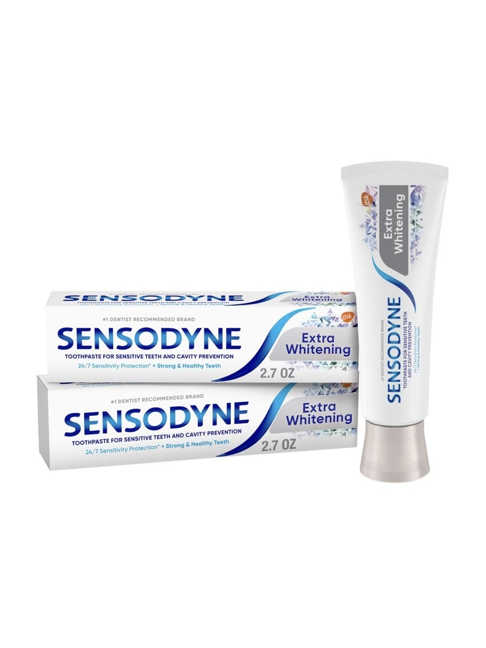 Sensodyne Extra Whitening Toothpaste, 2.7 oz, 2 pk- Exp 08/28